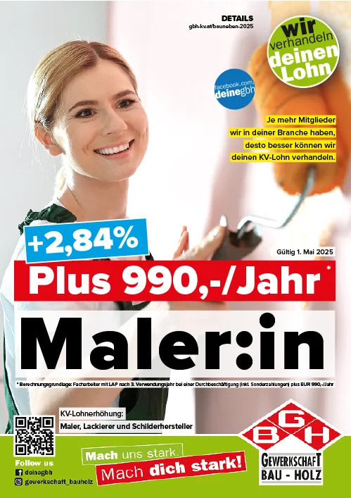 KV-Plakat Malergewerbe 2025